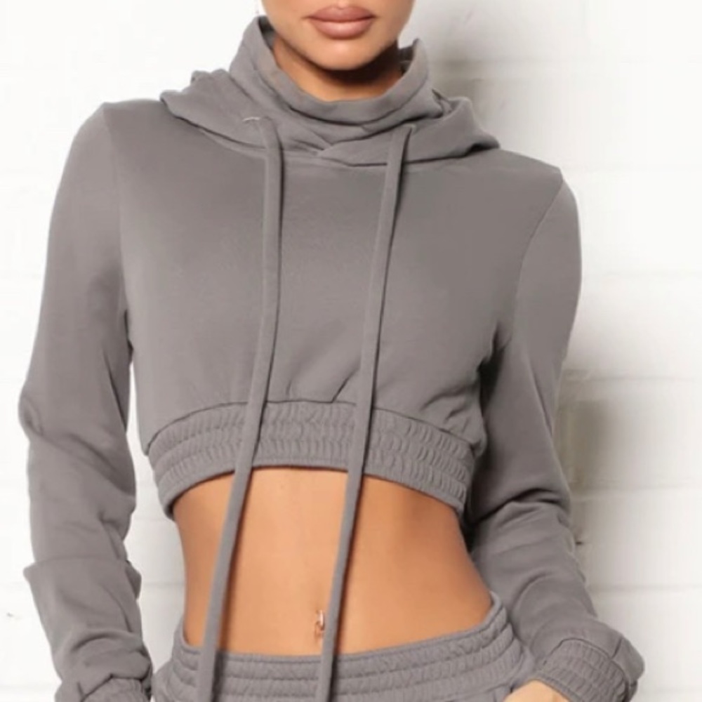 Gray hoodie